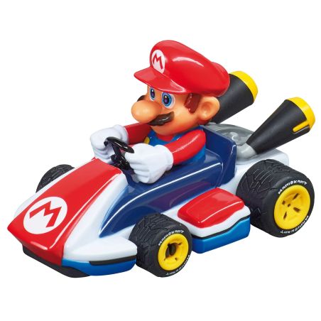 Carrera® First Mario Kart Rennbahn 2,4m | Batteriebetrieben | Mario & Yoshi | Ab 3 Jahren