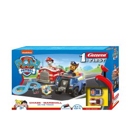Carrera® First Paw Patrol Rennbahn 2,4m | Batteriebetrieben | Chase & Marshall | Ab 3 Jahren