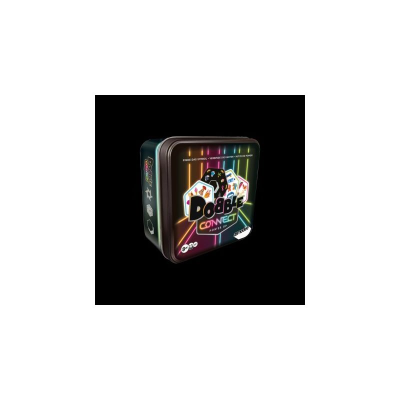 Asmodee Dobble Connect Power Up – Rasantes Beobachtungsspiel für die ganze Familie