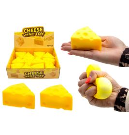 Triton-X Squeeze Cheese 4x8 cm – Lustiges Anti-Stress Käse-Spielzeug