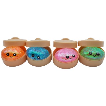 Triton-X Stretch-O Maltose Squishy Dumpling – Glitter, dehnbar, Antistress