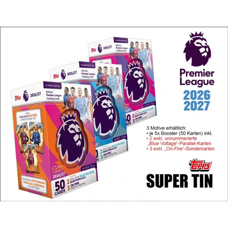 Topps Flagship Premieur League Super Tin 2026/2027