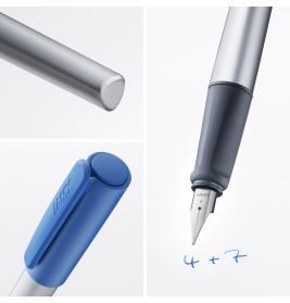 Lamy Füller nexx A blau – Ergonomischer Schulfüller mit Edelstahlfeder A | 4014519293682