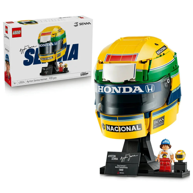 LEGO® Senna Helm Special Edition (43024) – Ayrton Senna Sammlermodell ab 18 Jahren