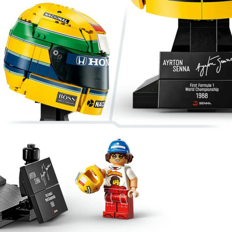 LEGO® Senna Helm Special Edition (43024) – Ayrton Senna Sammlermodell ab 18 Jahren