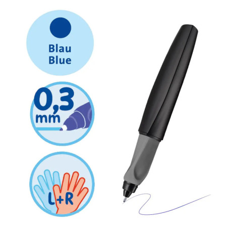 Pelikan Tintenroller Twist R457 schwarz – Ergonomisches Schreibgefühl