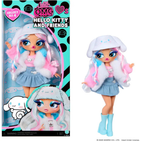 MGA Entertainment LOL Surprise! O.M.G. Loves Hello Kitty | Fashion-Puppe mit Accessoires