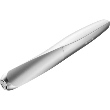 Pelikan Tintenroller Twist R457 silber – Ergonomisches Schreibgefühl