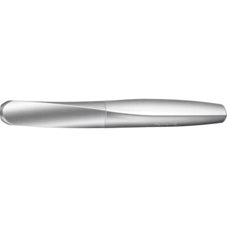 Pelikan Tintenroller Twist R457 silber – Ergonomisches Schreibgefühl