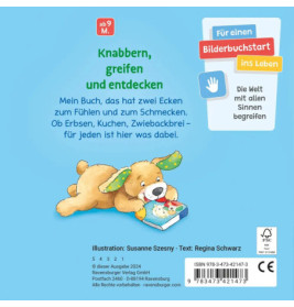 Ravensburger Mein erstes Spiel- & Beiß-Buch – Fördert Babys Sinne & lindert Zahnungsschmerz