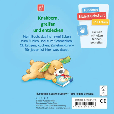 Ravensburger Mein erstes Spiel- & Beiß-Buch – Fördert Babys Sinne & lindert Zahnungsschmerz