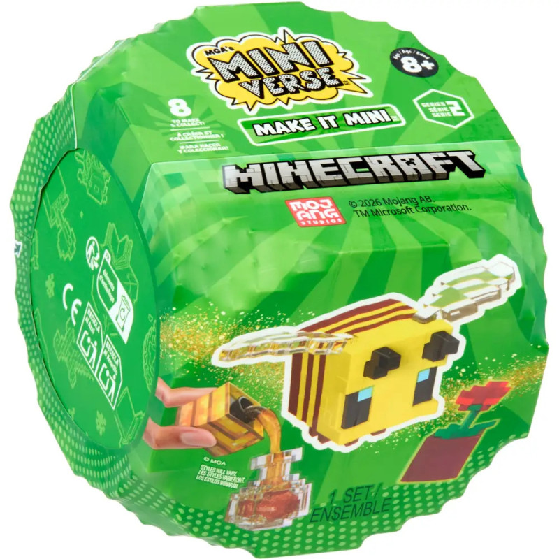 MGA Entertainment Miniverse Make It Mini Minecraft – Miniatur-Bastelset