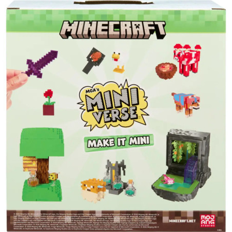 MGA Entertainment Miniverse Make It Mini Minecraft – Miniatur-Bastelset