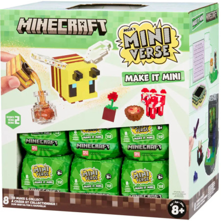 MGA Entertainment Miniverse Make It Mini Minecraft – Miniatur-Bastelset