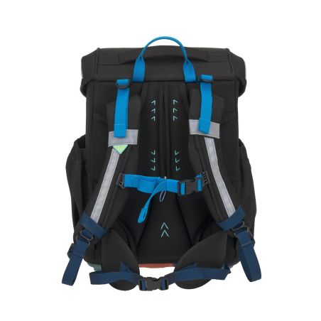 LÄSSIG Schulranzen-Set Slim Unique Football black 7-teilig – Ergonomie & Nachhaltigkeit