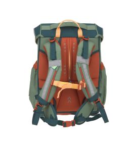 LÄSSIG Schulranzen-Set Slim Unique dark green/olive 7-teilig – Ergonomisch & Eco