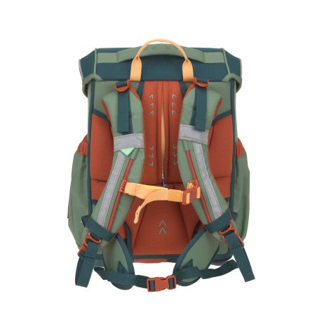 LÄSSIG Schulranzen-Set Slim Unique dark green/olive 7-teilig – Ergonomisch & Eco