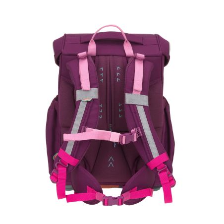 LÄSSIG Schulranzen-Set Slim Unique berry 7-teilig – Ergonomie & Nachhaltigkeit