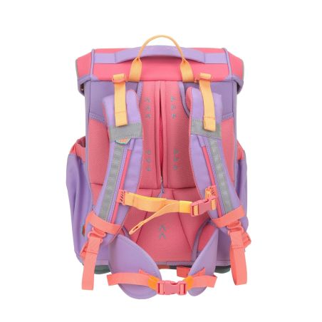 LÄSSIG Schulranzen-Set Slim Unique strawberry ice 7-teilig – Ergonomie & Nachhaltigkeit
