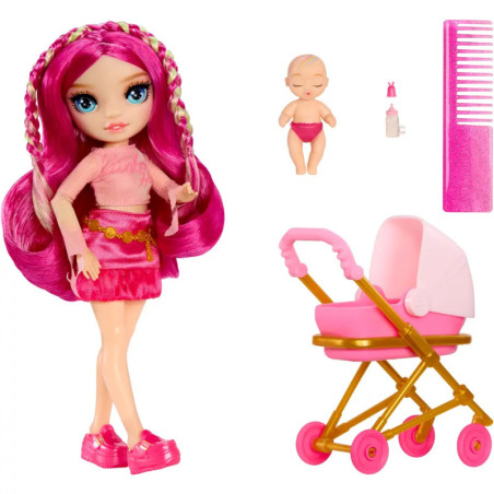 MGA Entertainment Rainbow High Jr High Bestie Babysitters Puppe – Stella mit Zubehör