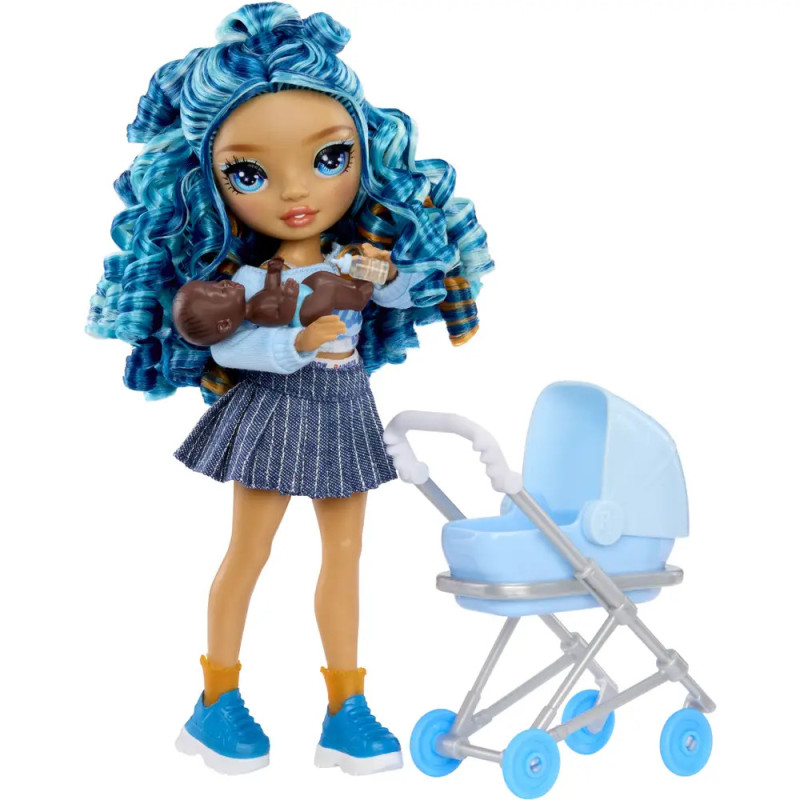 MGA Entertainment Rainbow High Jr High Bestie Babysitters Puppe – Sky Randall OVP