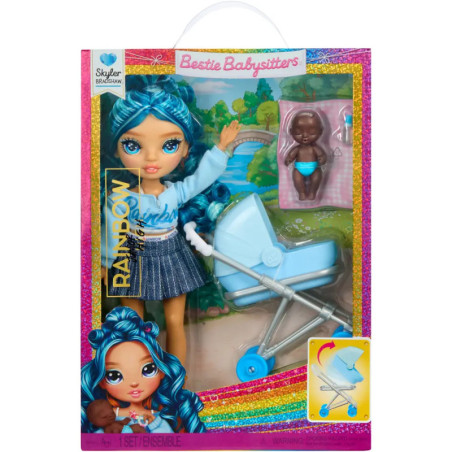 MGA Entertainment Rainbow High Jr High Bestie Babysitters Puppe – Sky Randall OVP