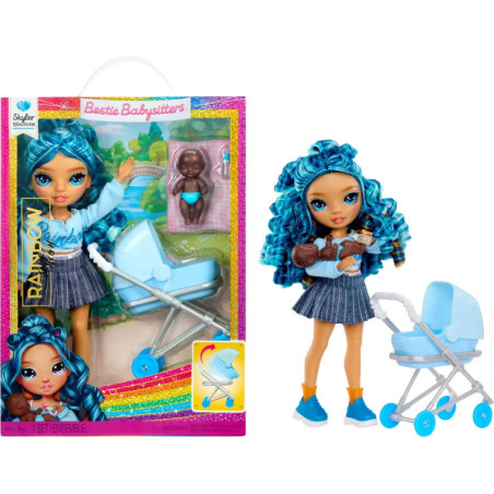 MGA Entertainment Rainbow High Jr High Bestie Babysitters Puppe – Sky Randall OVP