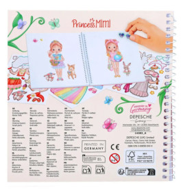 Depesche Princess Mimi Dress Me Up | Stickerbuch für königliche Outfits
