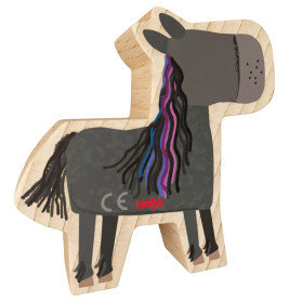 Pferd Mika, schwarz