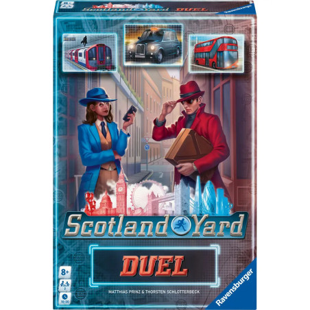 Scotland Yard Duel - Gesellschaftsspiel   Brettspiel ab 8 Jahre