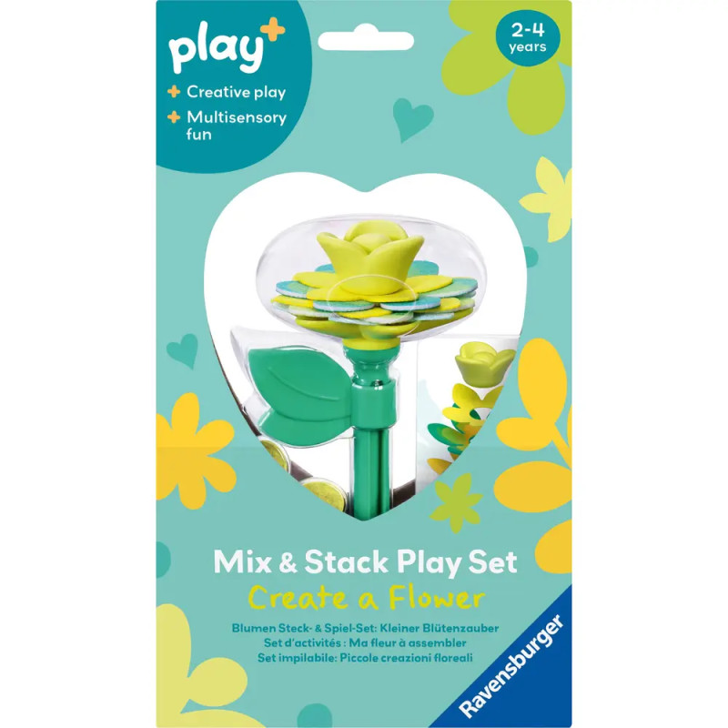 Blumen Steck- und Spiel-Set: Kleiner Blütenzauber gelb