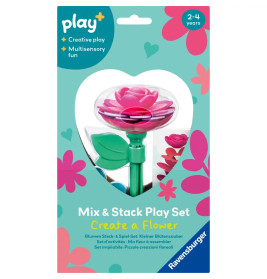 Blumen Steck- und Spiel-Set: Kleiner Blütenzauber rot
