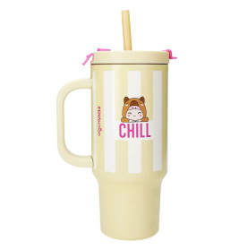 PENFection To Go Becher mit Strohhalm CHILL