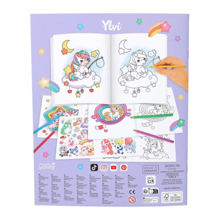 Ylvi Create your Unicorn Malbuch