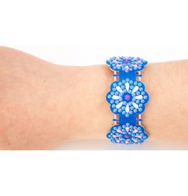 DIAMOND DOTZ Diamond Painting Armbänder – Blumen-Design zum Selbermachen
