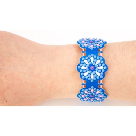 DIAMOND DOTZ Diamond Painting Armbänder – Blumen-Design zum Selbermachen
