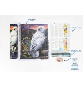 DIAMOND DOTZ Diamond Painting Hedwig – Harry Potters Eule zum Funkeln bringen!