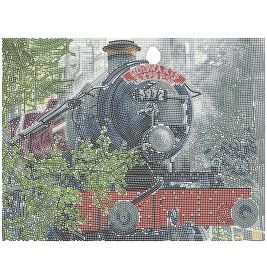 DIAMOND DOTZ Diamond Painting Hogwarts Express – Harry Potter DIY Set