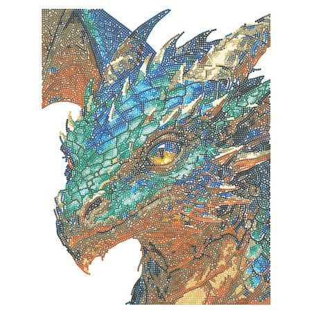 DIAMOND DOTZ Diamond Painting Neon Drache | Mystisches Kunstwerk funkelnd