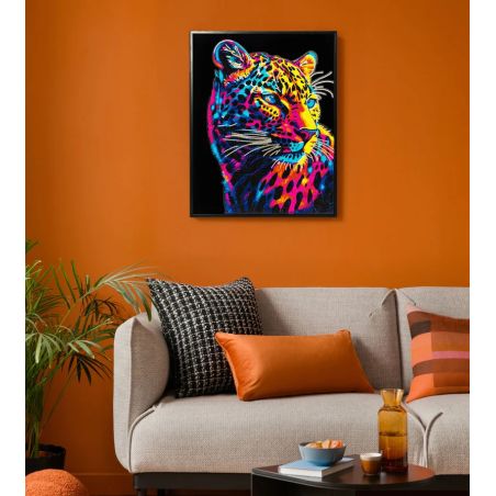 DIAMOND DOTZ Diamond Painting Neon Leopard | Funkelnd & Kreativ