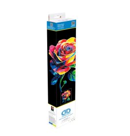 DIAMOND DOTZ Diamond Painting: Neon Rose Motiv – Funkelndes Kreativset (Ab 8 Jahren)
