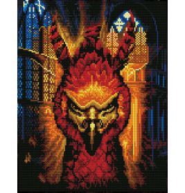 DIAMOND DOTZ Diamond Painting Phoenix Fawkes – Harry Potter Phönix DIY