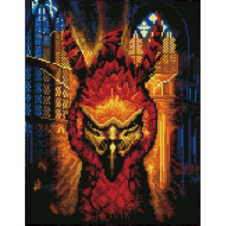 DIAMOND DOTZ Diamond Painting Phoenix Fawkes – Harry Potter Phönix DIY