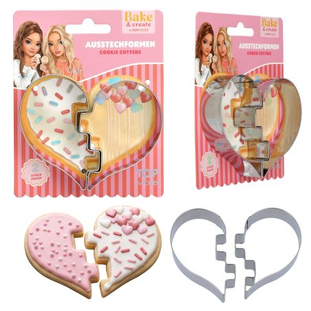 TOPModel Ausstecher Herz, 2-tlg. BAKE