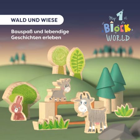 Bausteinwelt, My 1st Block World – Wald und Wiese, ab 1 Jahr