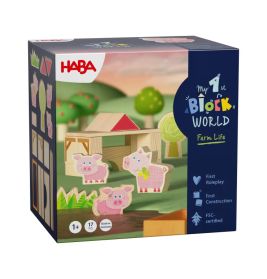 Bausteinwelt, My 1st Block World – Ferkelstall Kalle, ab 1 Jahr