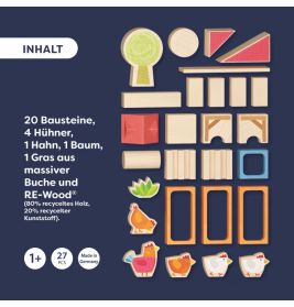 Bausteinwelt, My 1st Block World – Hühnerhof Kikeriki, ab 1 Jahr