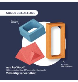 Bausteinwelt, My 1st Block World – Hühnerhof Kikeriki, ab 1 Jahr