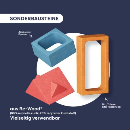 Bausteinwelt, My 1st Block World – Hühnerhof Kikeriki, ab 1 Jahr