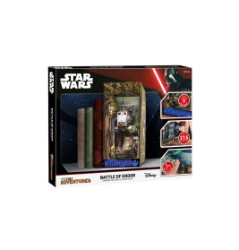 Tiny Adventures - Star Wars Battle of Endor, Book Nook Miniaturwelt aus Holz zum Zusammenbauen